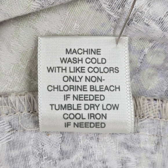 Christopher & Banks Shacket Mosaic Design Browns and Greens Size M - Picture 6 of 6